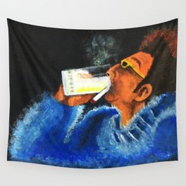 "HERE'S TO FEELIN' GOOD ALL THE TIME" Wall Tapestry