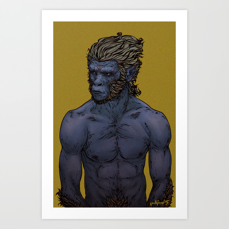 Sun Wukong Art Print By Sudjino Society6