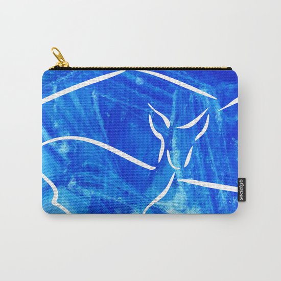 Winter mood with deer Carry-All Pouch