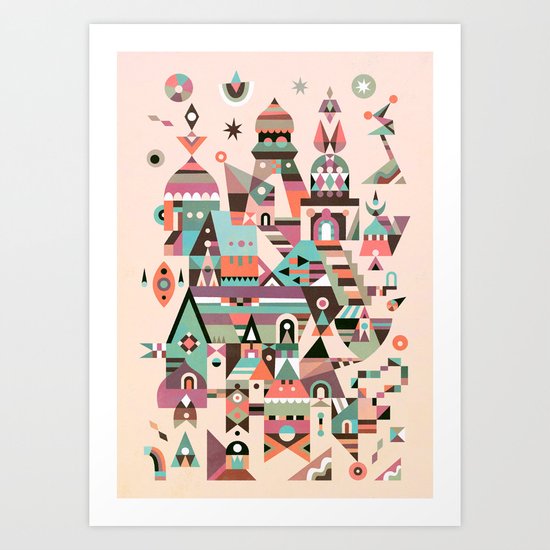 Structura 5 Art Print