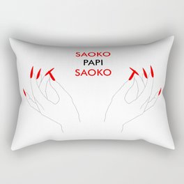 SAOKO PAPI SAOKO _ Tribute to Rosalía Rectangular Pillow