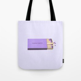 perfect match lavender Tote Bag