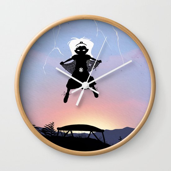 Storm Kid Wall Clock