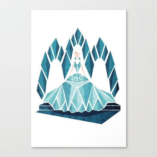 Waiting ( The Snow Queen ) Canvas Print
