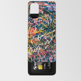 Graffiti Pop Art Writings Music by Emmanuel Signorino Android Card Case