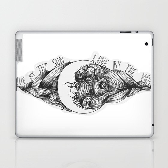 Live by the Sun, Love by the Moon Laptop & iPad Skin