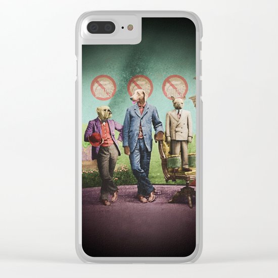 The Three Distinguished Members of the Committee to Handle the Squirrel Problem Clear iPhone Case