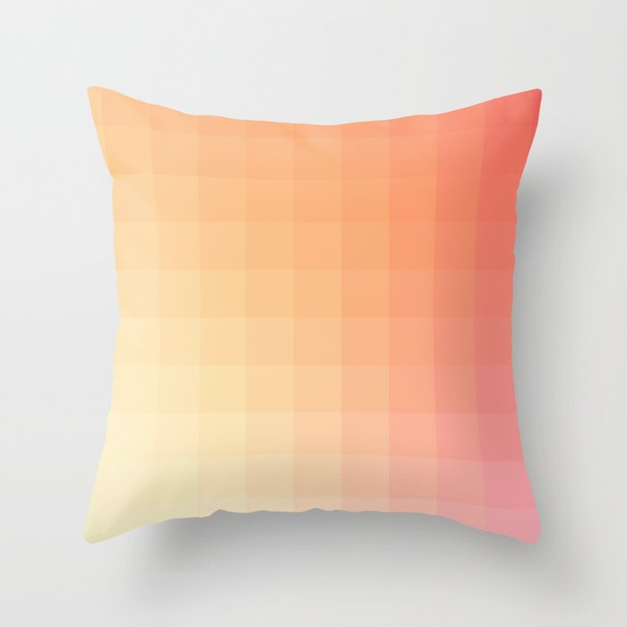 Lumen Pink And Orange Light Throw Pillow By Amini54 Society6
