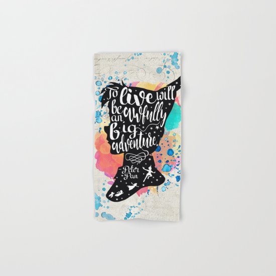 Peter Pan - To Live Hand & Bath Towel