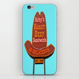 Classic Arby's sign iPhone Skin