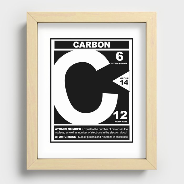 Carbon Recessed Framed Print