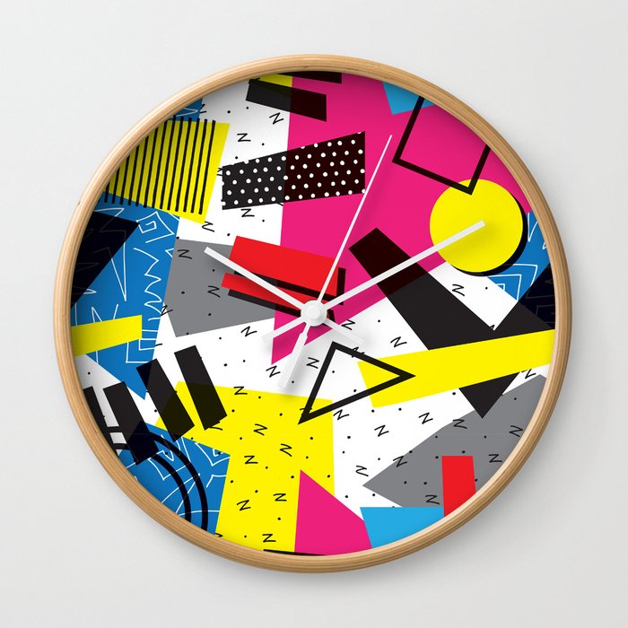Retro 80s be that Wall Clock
