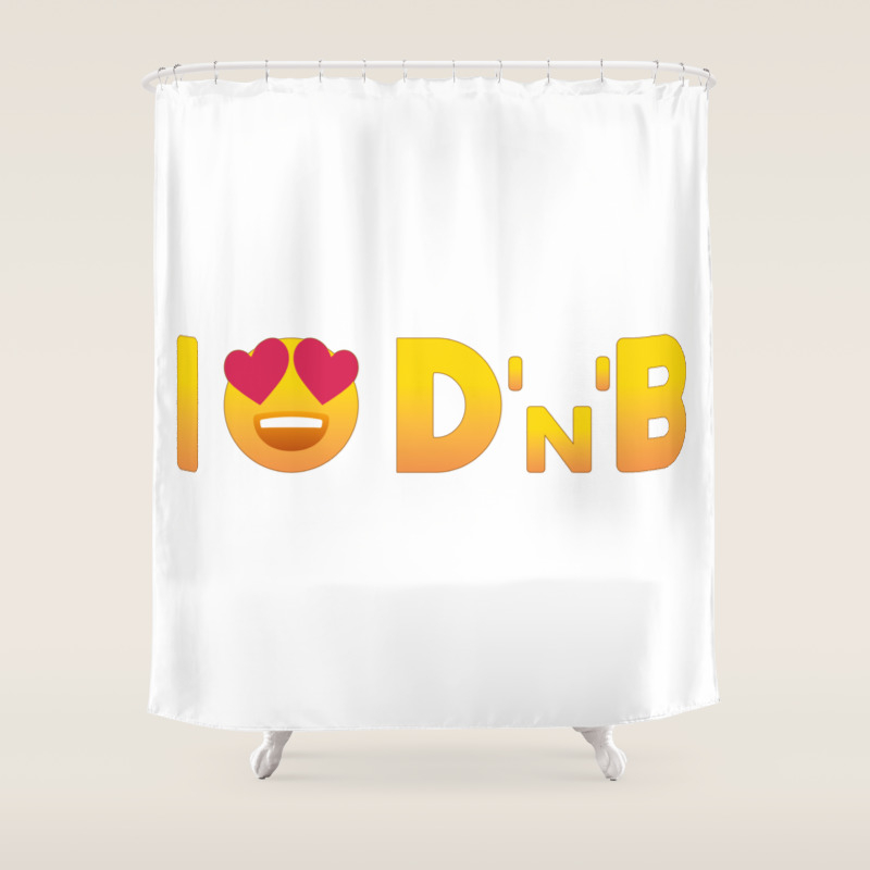 I Love Drum Bass Shower Curtain By Rofl Gifts Society6