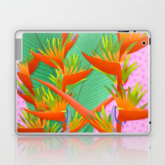 Bird of Paradise Flowers Laptop & iPad Skin