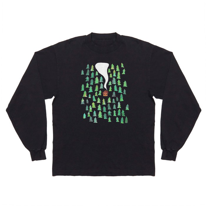 Alone in the woods Long Sleeve T Shirt