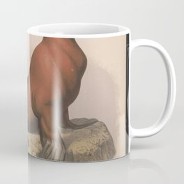 Sea lion. Eumetopias stelleri. Male, Vintage Print Coffee Mug