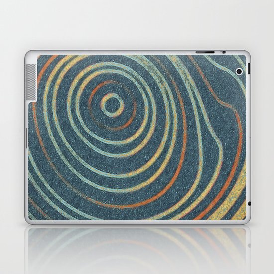 Curved Stripes Laptop & iPad Skin