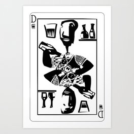 playing cards Art Print