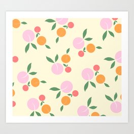 Peaches Print Art Print