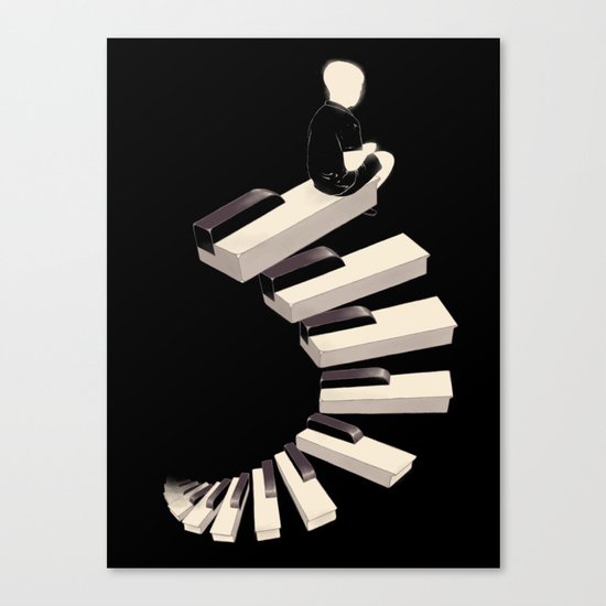 endless tune Canvas Print