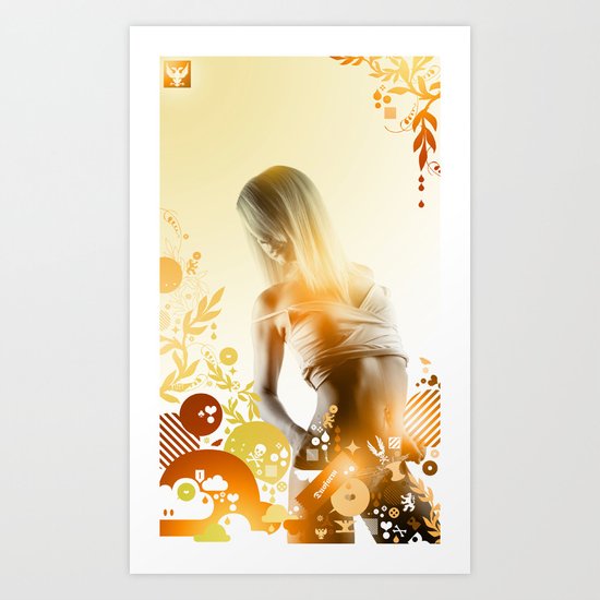 Granny Delicious Art Print
