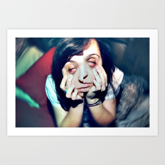 I hate taking the bus home Art Print