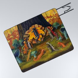 The Court of the Salamander King Picnic Blanket
