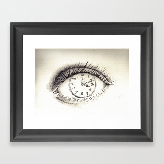 time-eye Framed Art Print