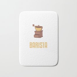 This Is My Barista Shirt - Barista Art Life Bath Mat | Barista, Espresso, Coffeebeanroaster, Cafe, Coffeemaker, Roasting, Drink, Roaster, Cappuccino, Coffeebeans 