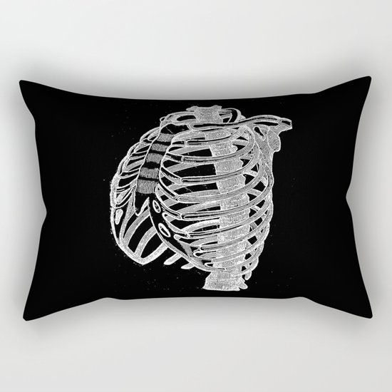Ribcage Rectangular Pillow