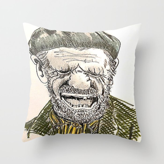Old Man Throw Pillow By Jutz Society6