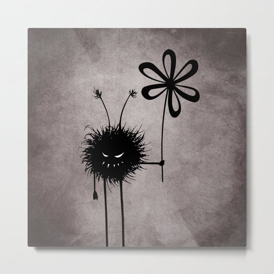 Evil Flower Bug Metal Print