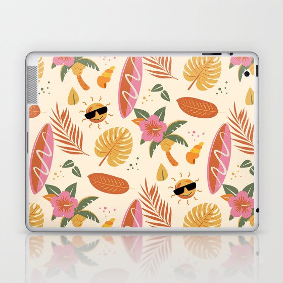 Sunshine Tropical Pattern Laptop & iPad Skin