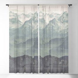 Mountain Fog Sheer Curtain