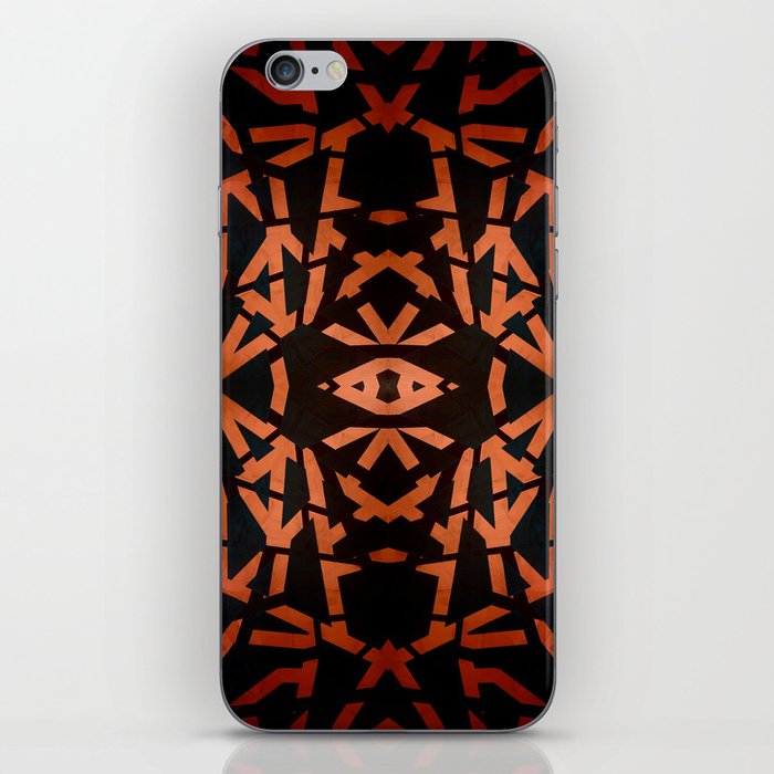 Eye Of the Shards Of Time Black iPhone Skin