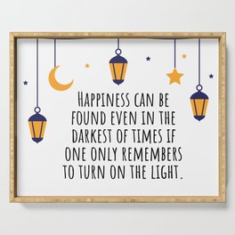 Happiness | Motivational Quote Serving Tray