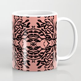 Ornamental black branches motif Coffee Mug