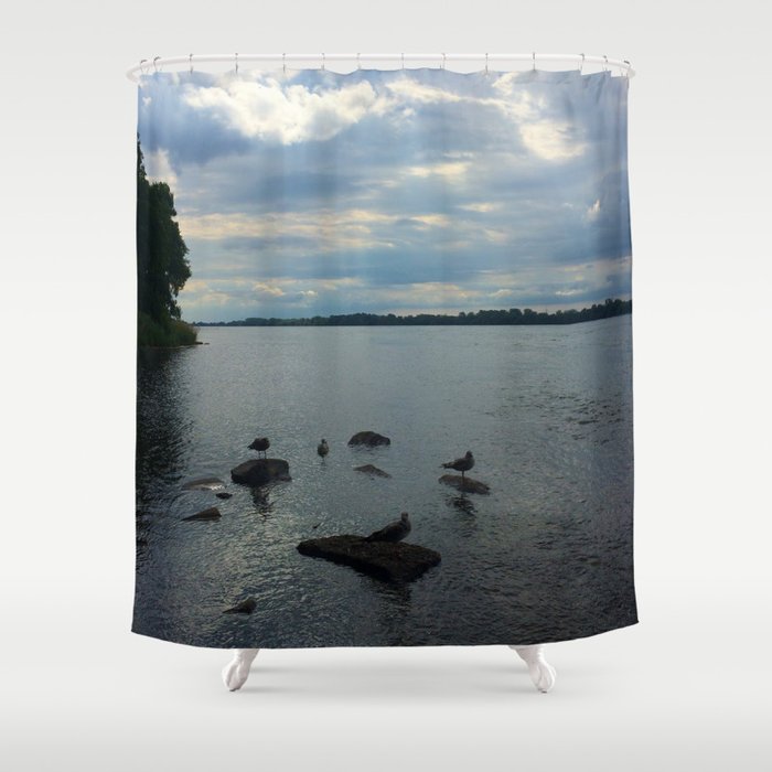 their spot • nature photography Shower Curtain