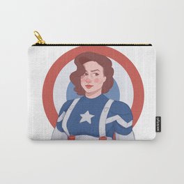 Captain Peggy Carter Carry-All Pouch | Movies & TV, Digital, Illustration, Drawing, Comic, People 