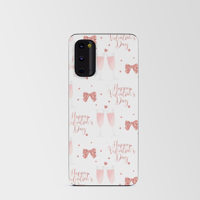 Valentine's Day Bubbly Android Card Case
