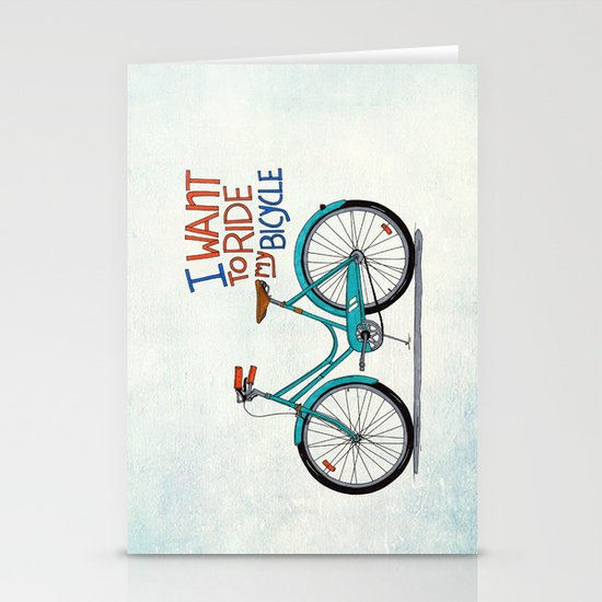 Bicycle Stationery Cards