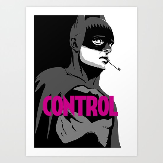 Control Black & White Edition Art Print