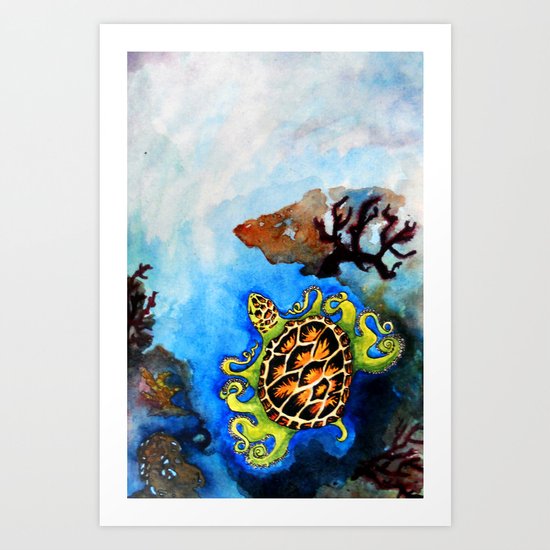 Turt le pus Art Print