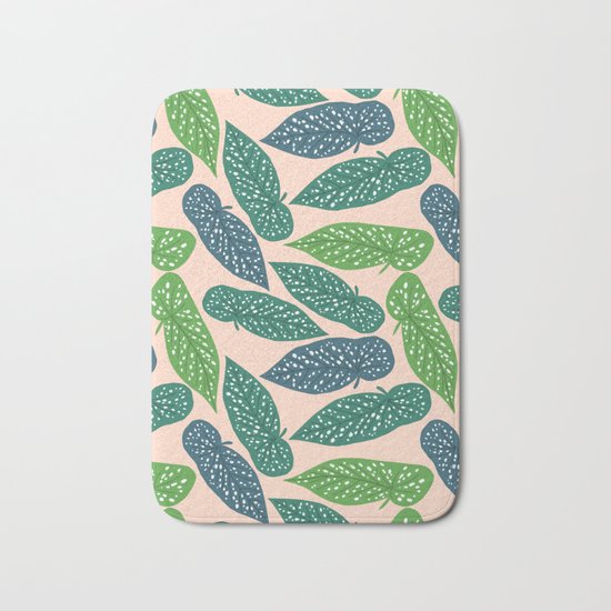 Begonia Maculata Bath Mat