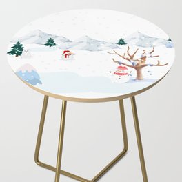 snow snow snow Side Table
