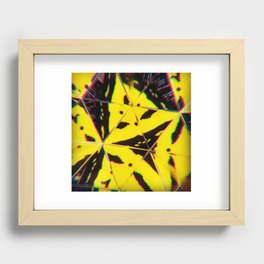 Crystalizing a Banana Recessed Framed Print