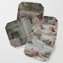 The Women Of Amphissa by Lawrence Alma-Tadema  Coaster