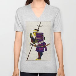 Millennial Samurai V Neck T Shirt