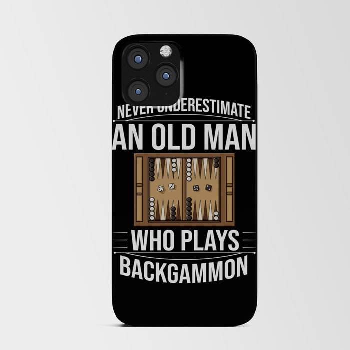 Backgammon Board Game Player Rules iPhone Card Case