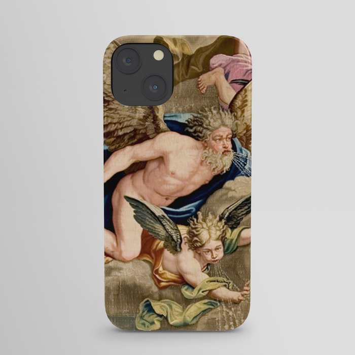 Antique 17th Century Mythological Cybele Louis XIV French Tapestry iPhone Case